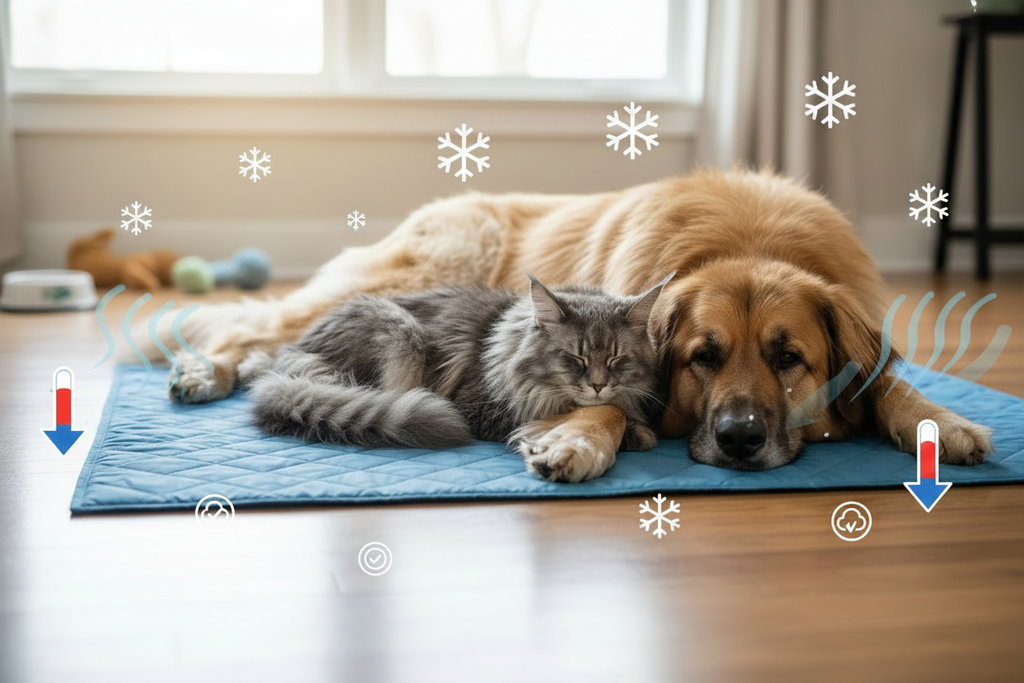 Tapis Rafraîchissant XXL — Confort Frais pour Grands Chiens